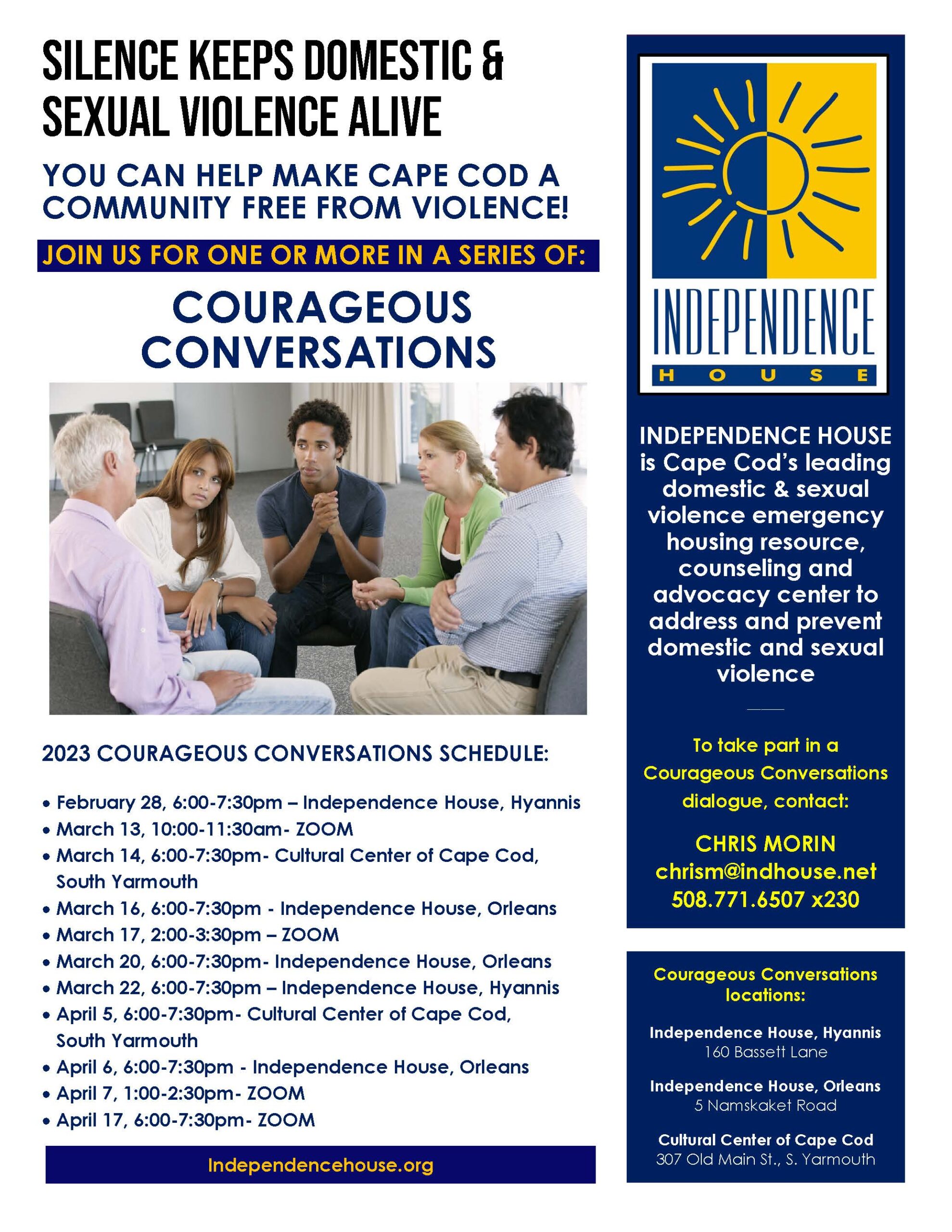2023 Courageous Conversations Flyer