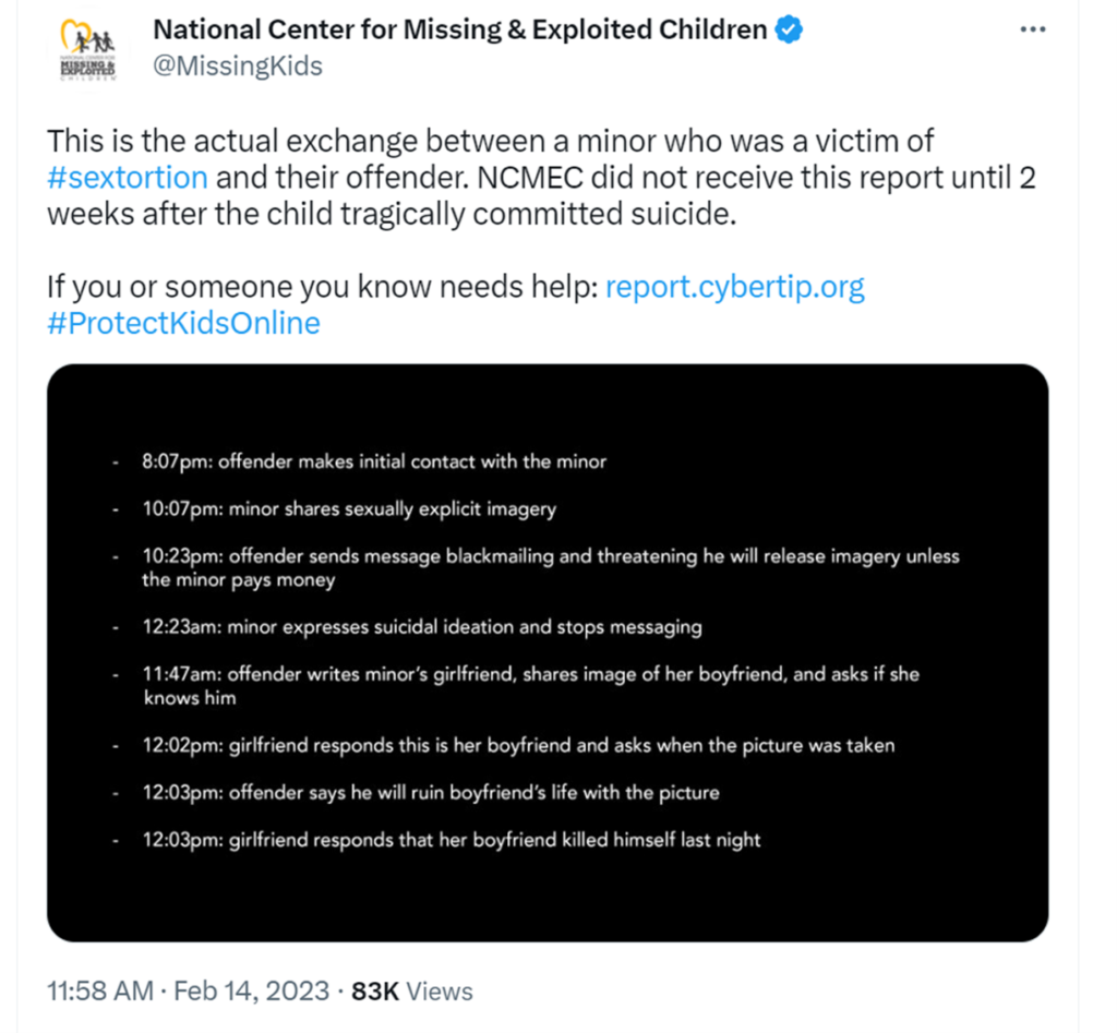 Catfishing and Sextortion Real World Danger