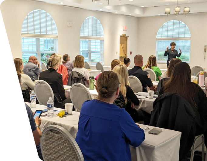 Training seminar example image, hosted by Children's Cove